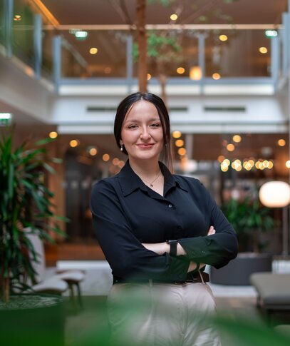 F&B Operations Managerin des Spa Resort Geinberg - Carla Söllradl | © Spa Resort Geinberg